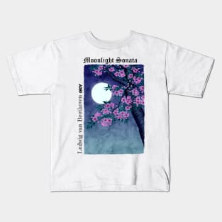 Moonlight Sonata - White Kids T-Shirt